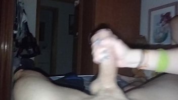 Relax girlfriend handjob hot milk cum pov. shanaxnow
